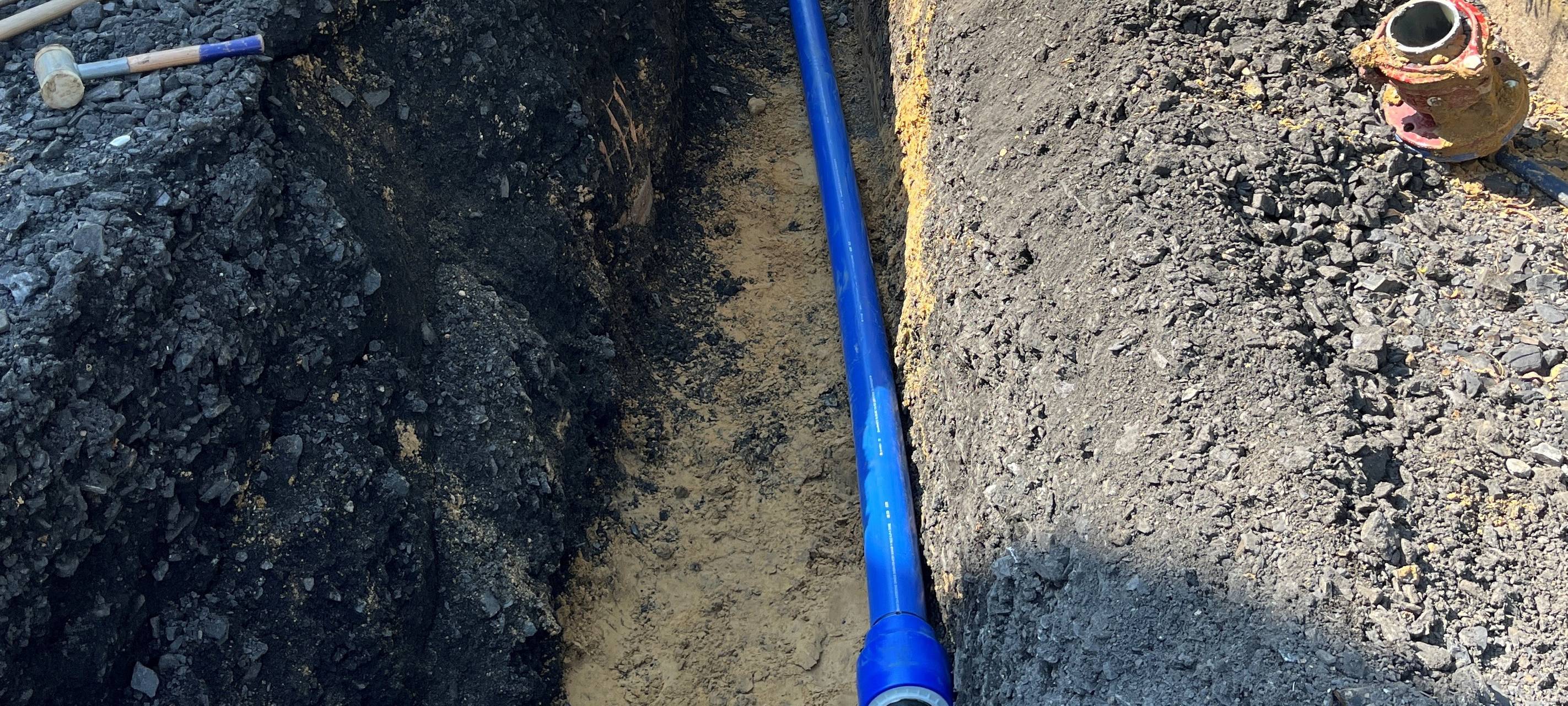 Neue Wasserleitung in Sundern wird verlegt