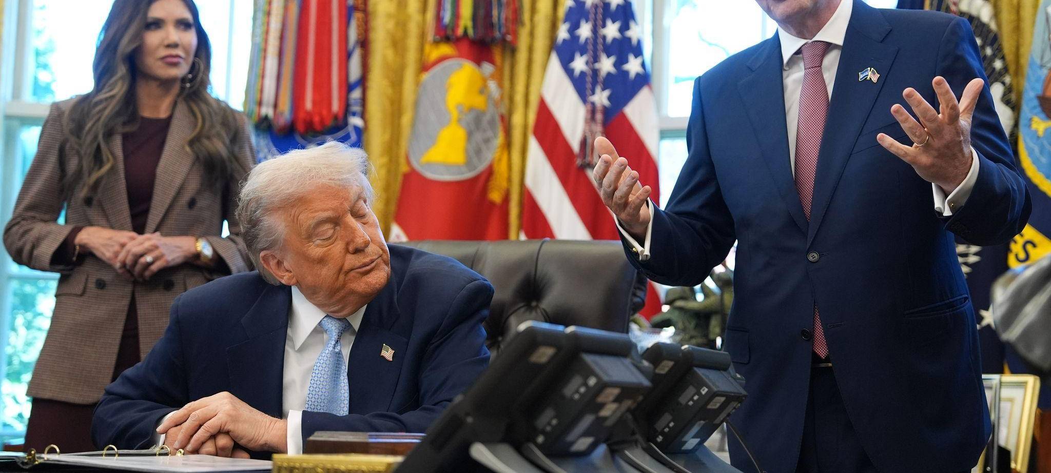 Donald Trump und Gianni Infantino