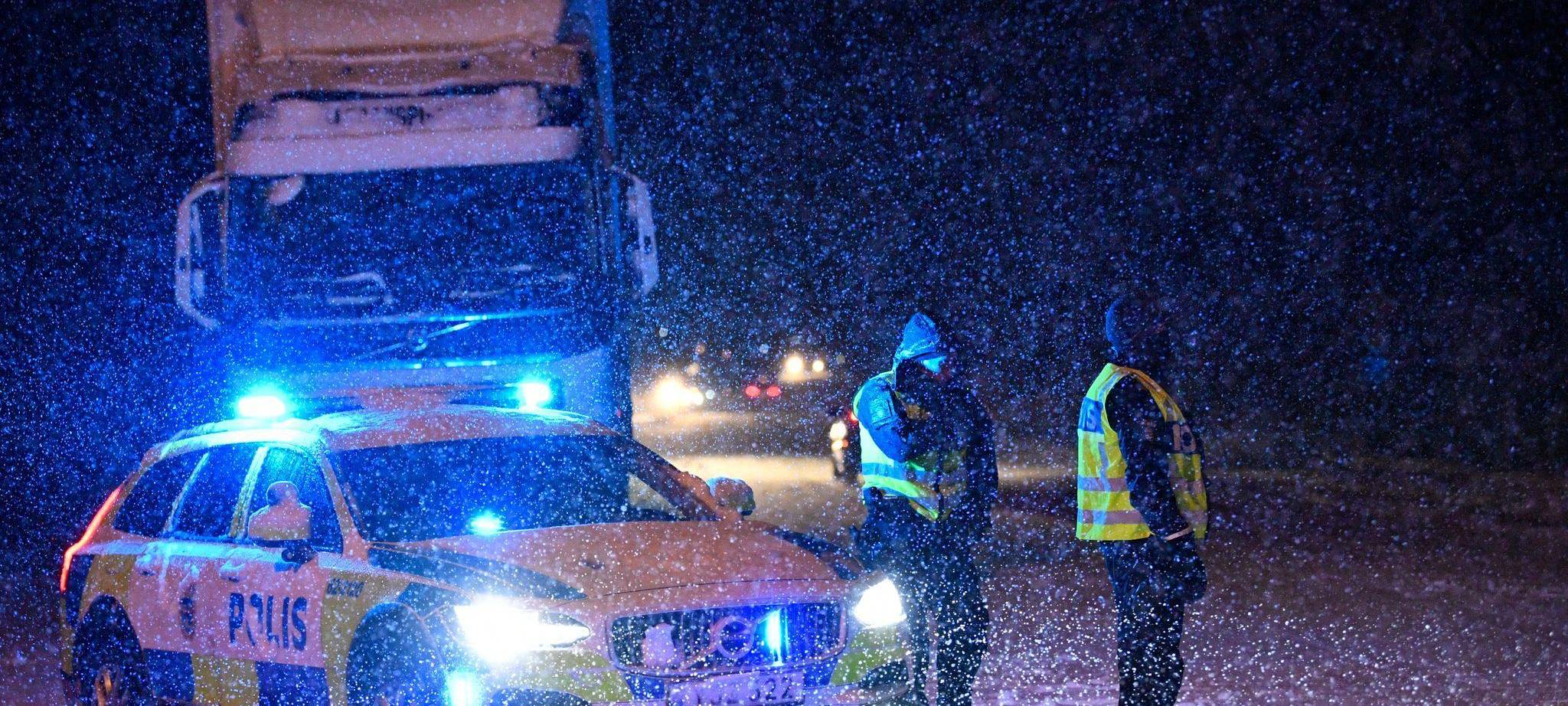 Busunfall in Schweden