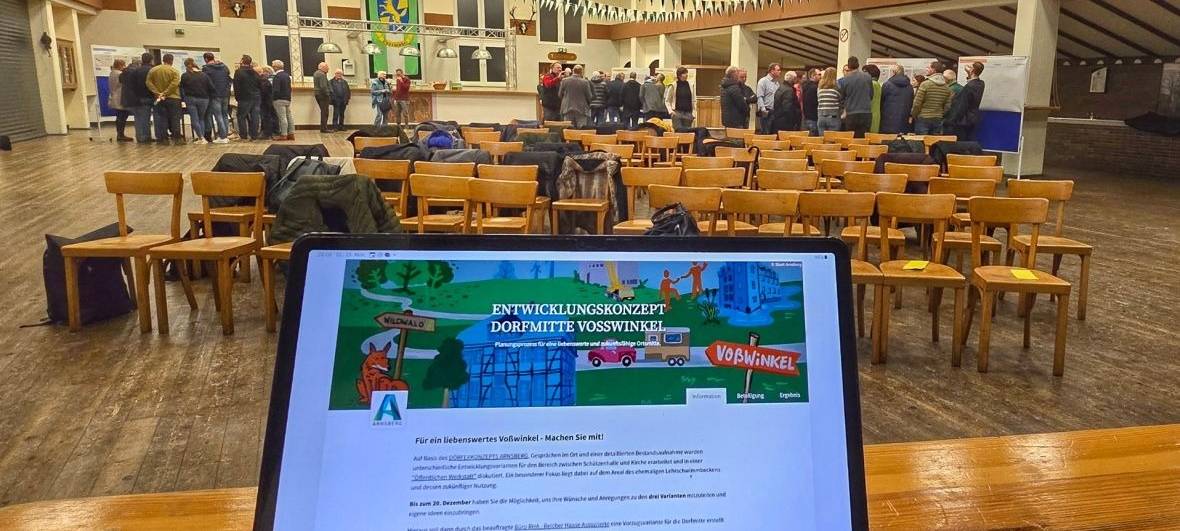 Weitere Ideen für die neue Dorfmitte Voßwinkel gesucht