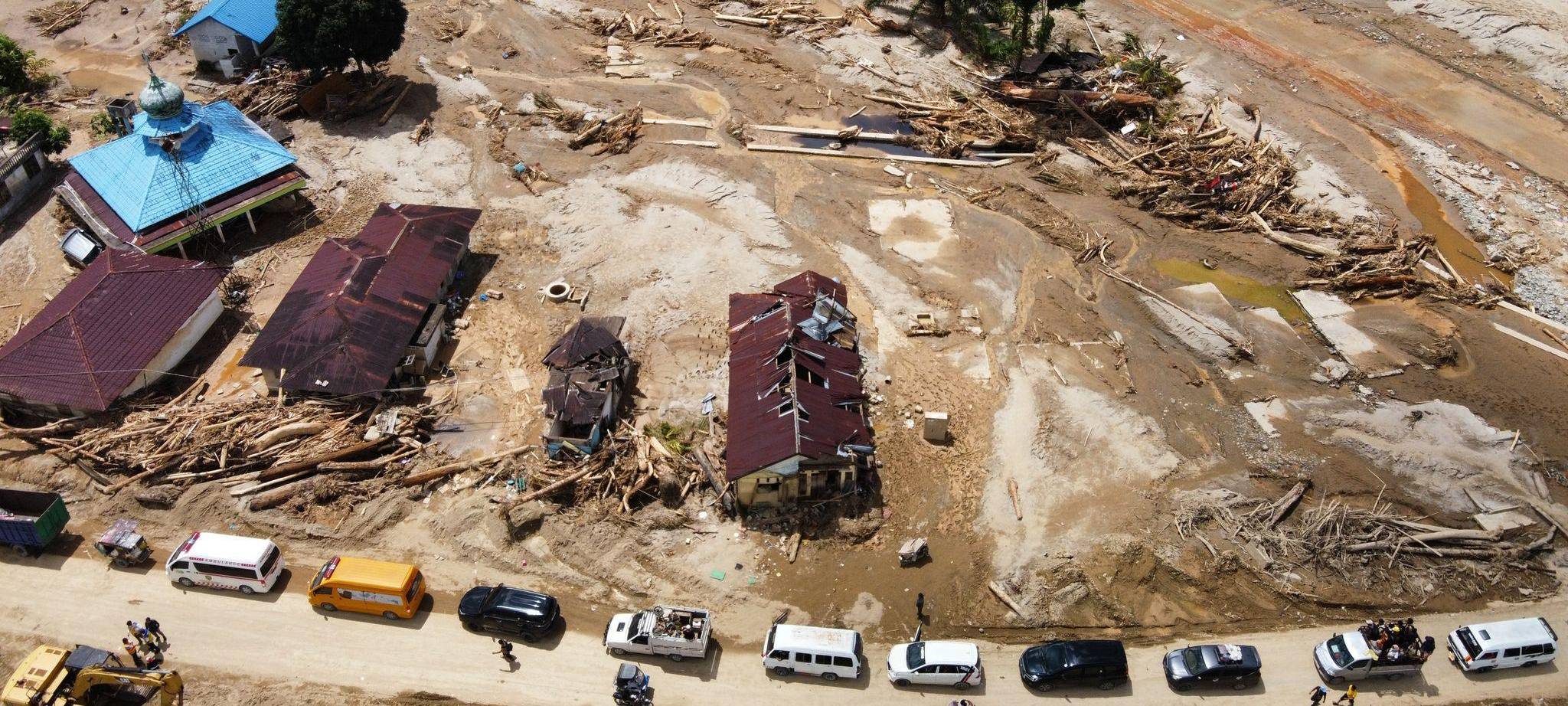 Sturzflut in Indonesien