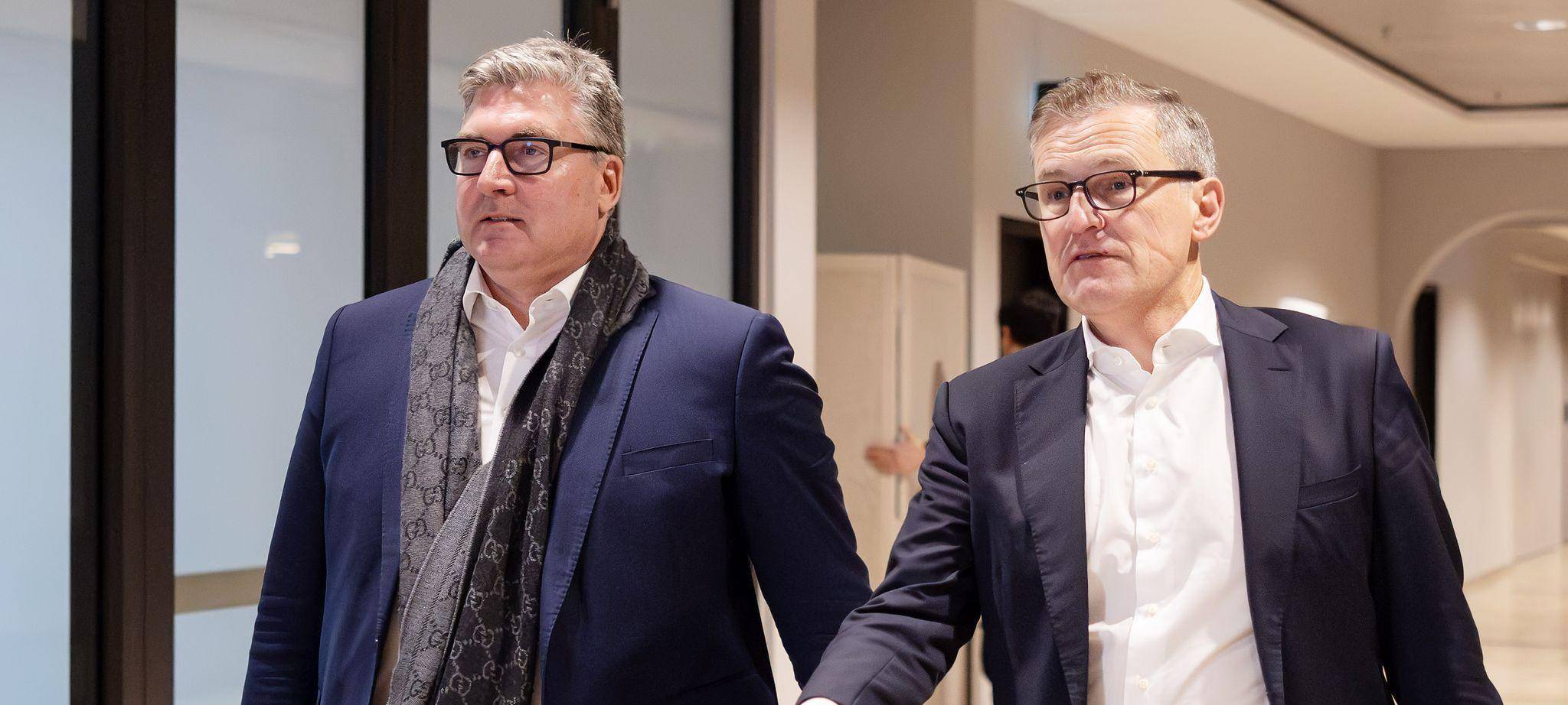 Axel Hellmann und Jan-Christian Dreesen