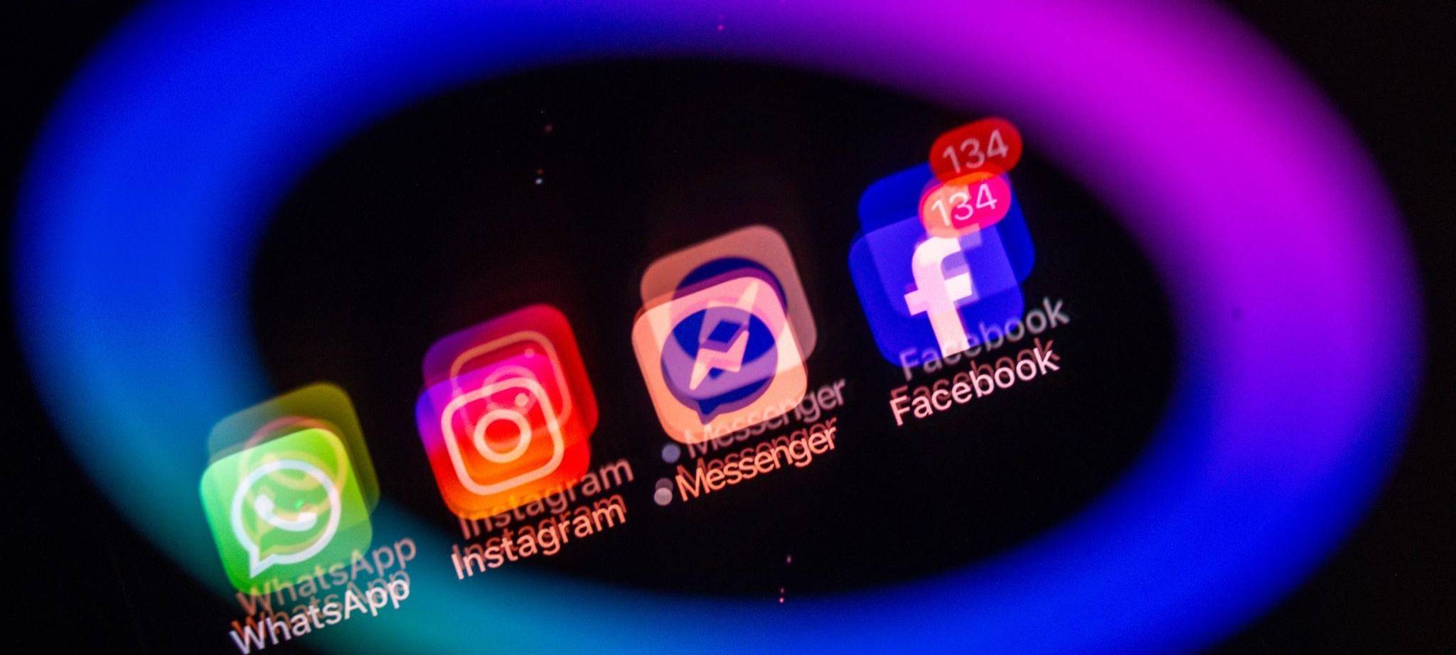 Meta-Apps auf einem Smartphone