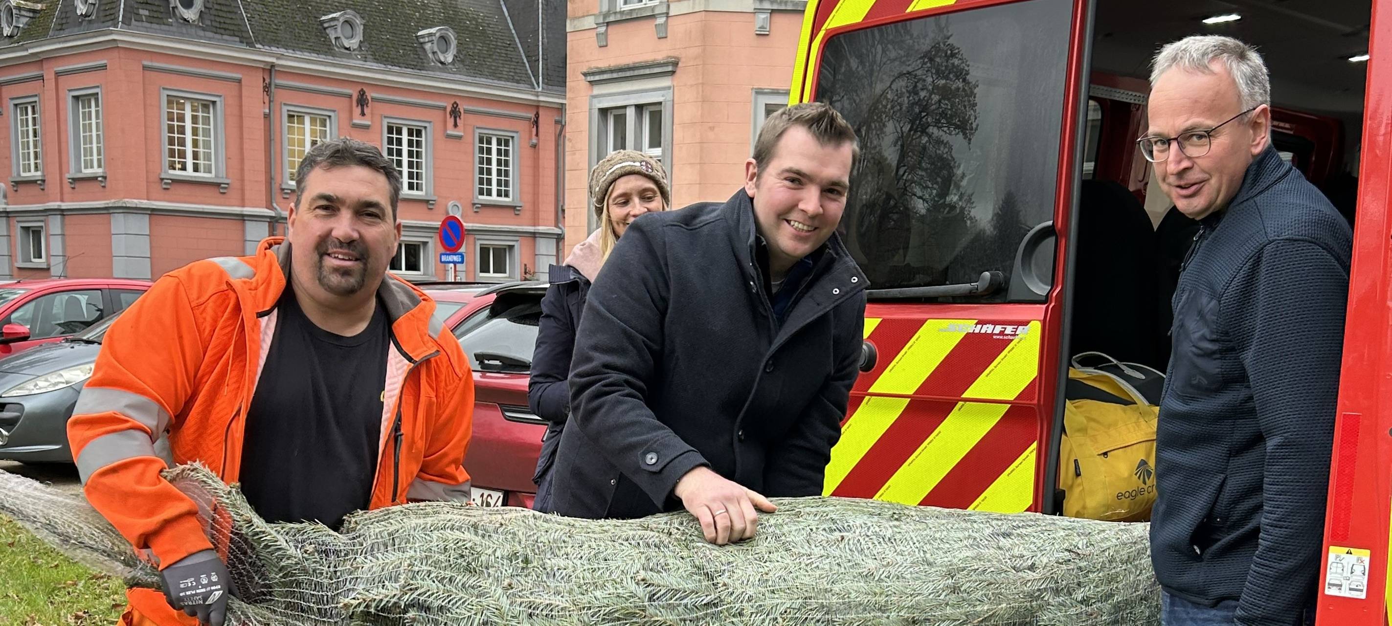 Briloner Weihnachtsbaum für Heusden-Zolder