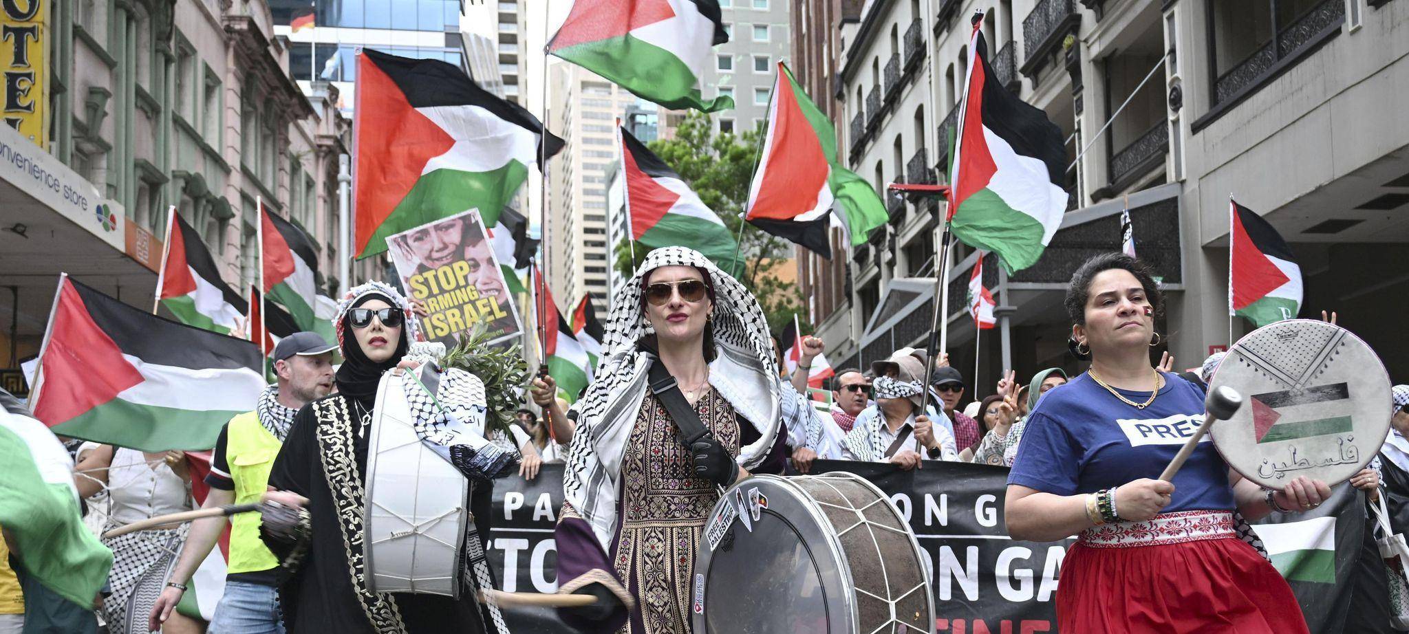 Propalästinensische Demonstration in Sydney