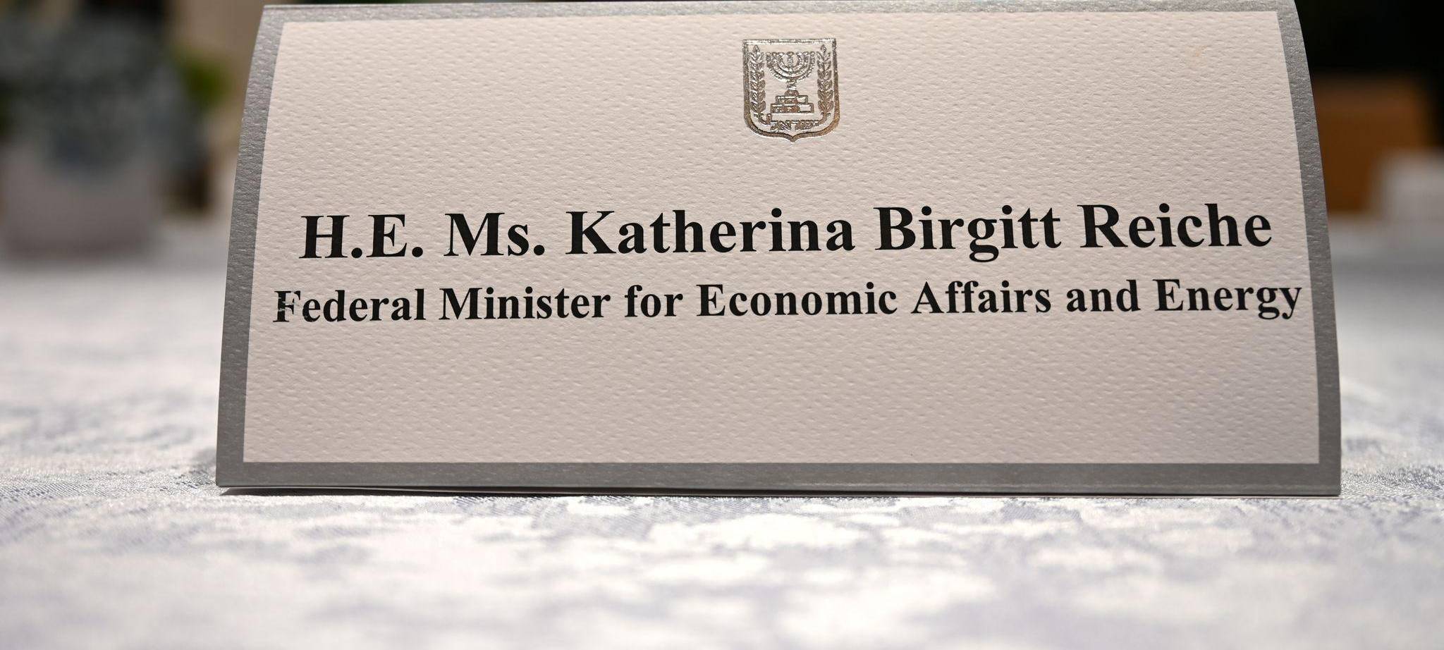 Bundeswirtschaftsministerin Reiche in Israel