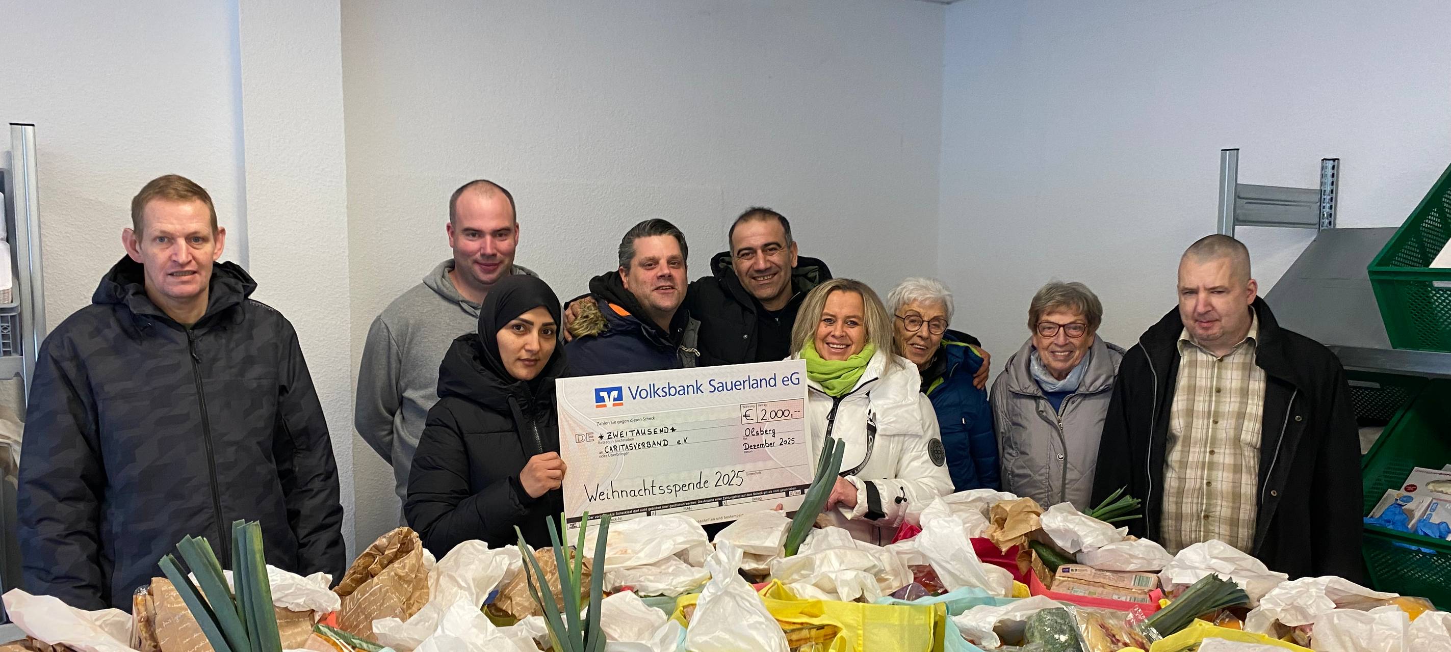 Unterstützung für Bedürftigenhilfe im Sauerland