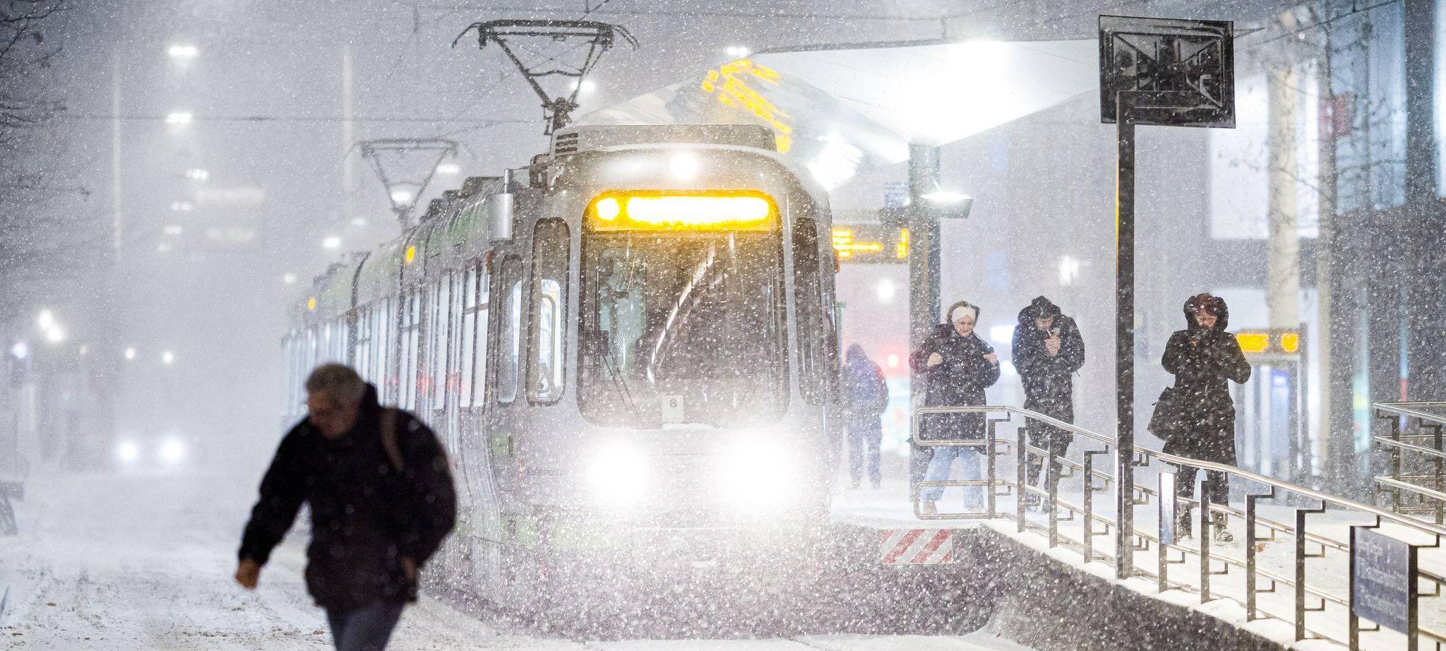 Winterwetter - Sturmtief Elli - Hannover