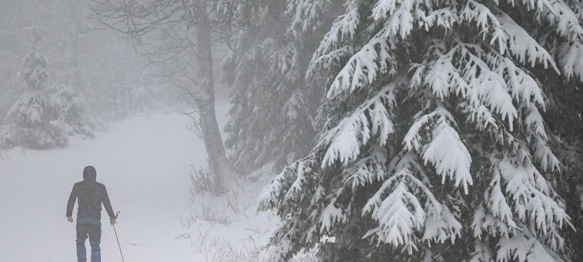 Winterwetter - Sturmtief Elli - Oberhof