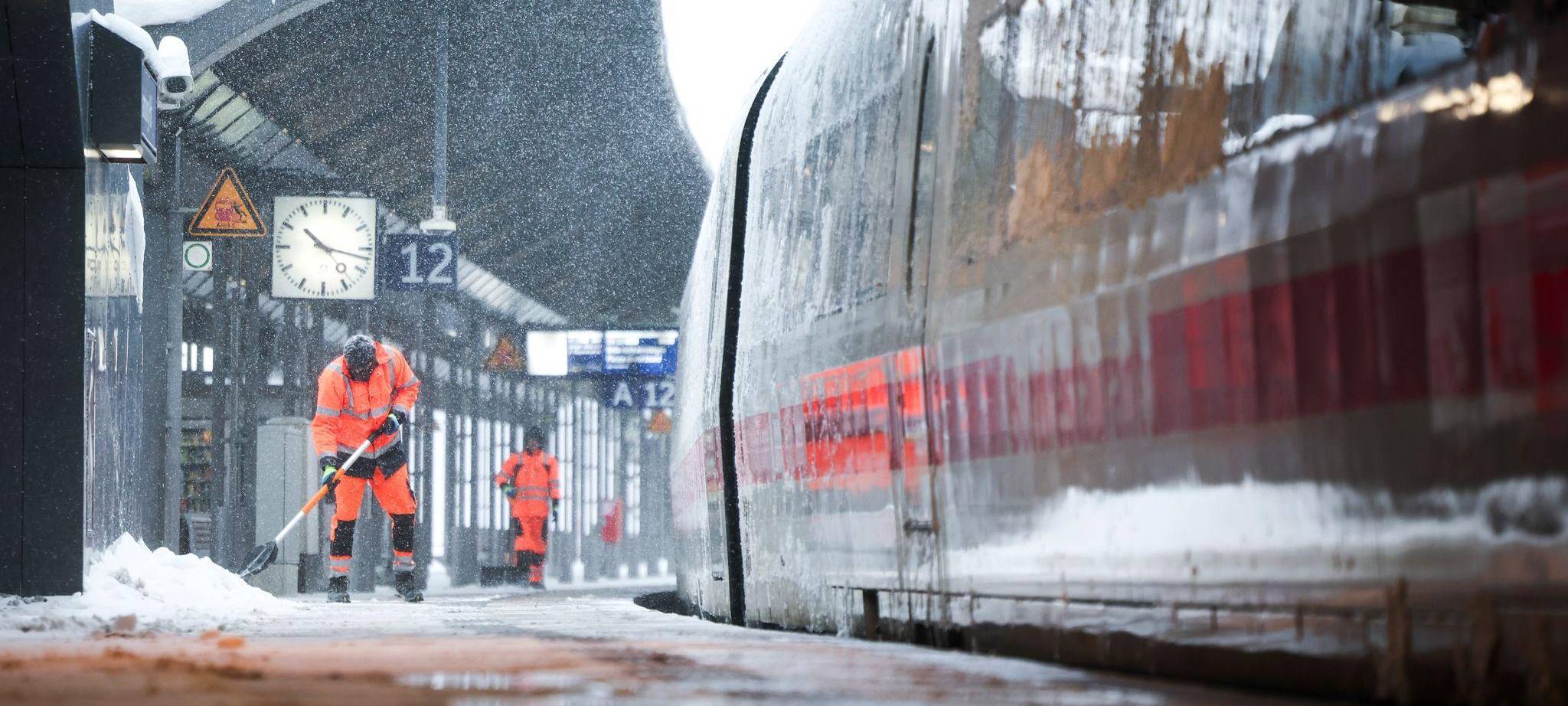 Winterwetter - Sturmtief Elli - Hamburg