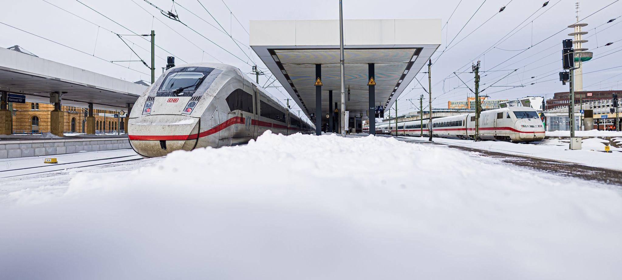 Nach Sturmtief Elli - Bahnhof Hannover