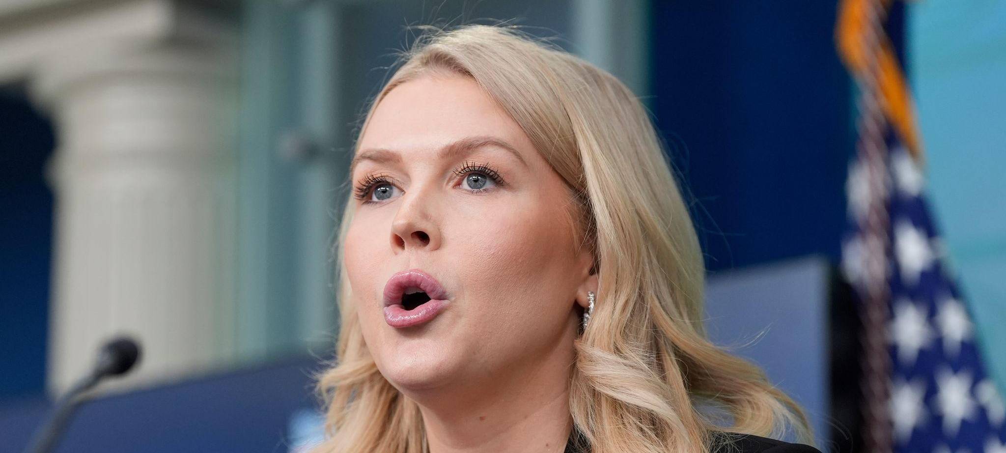 Pressebriefing im Weißen Haus - Karoline Leavitt