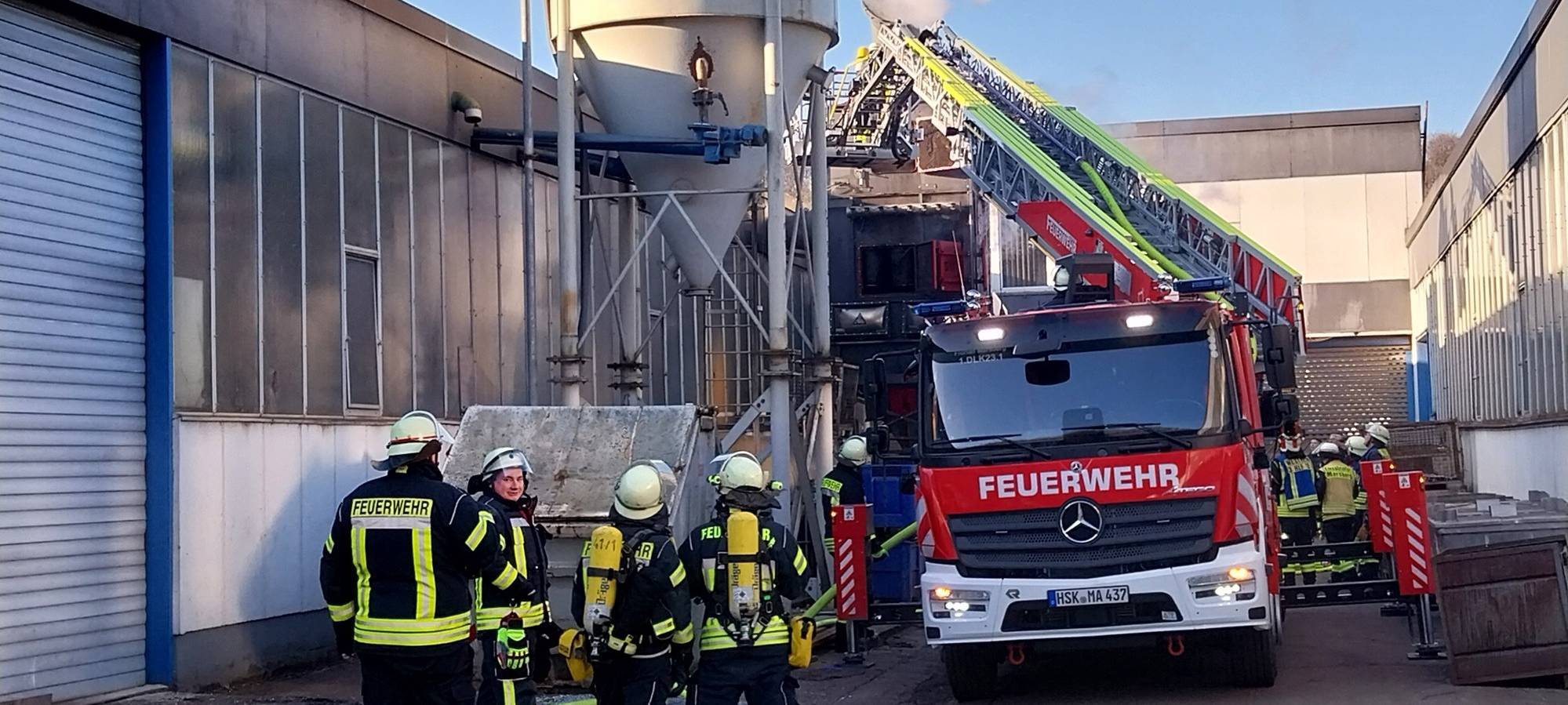 Feuerwehreinsatz in Marsberg
