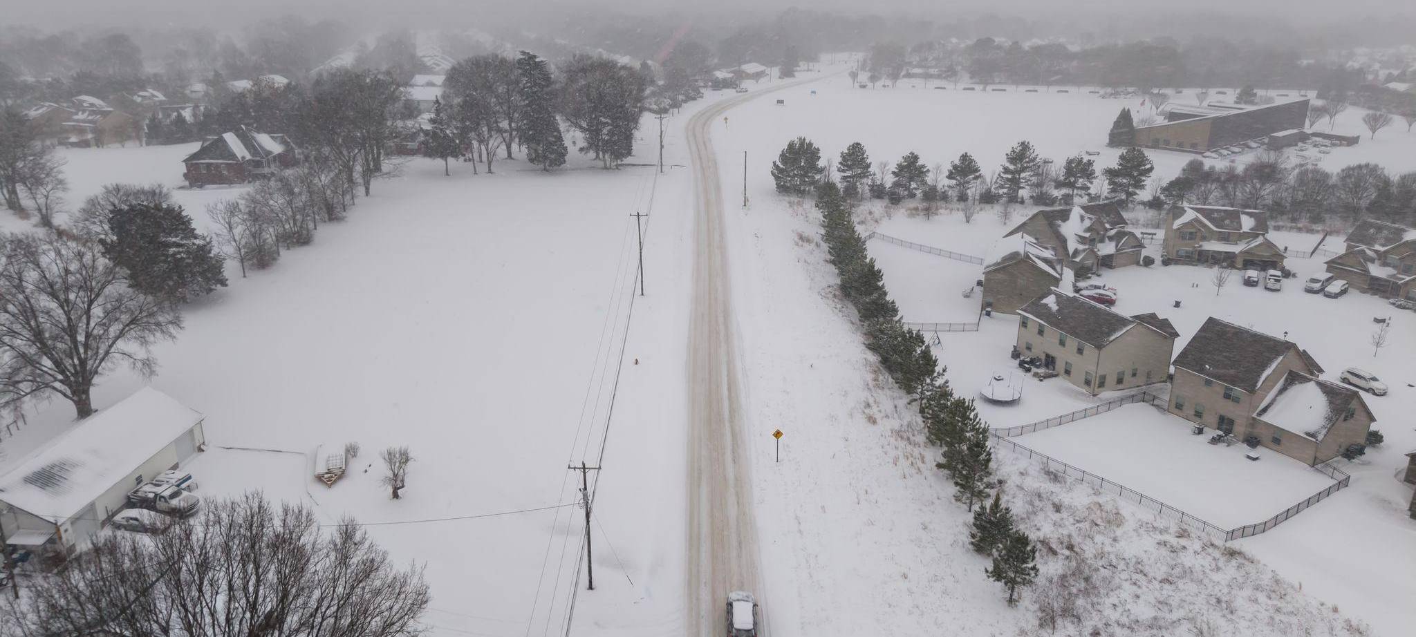 Winterwetter in den USA - Harrisburg
