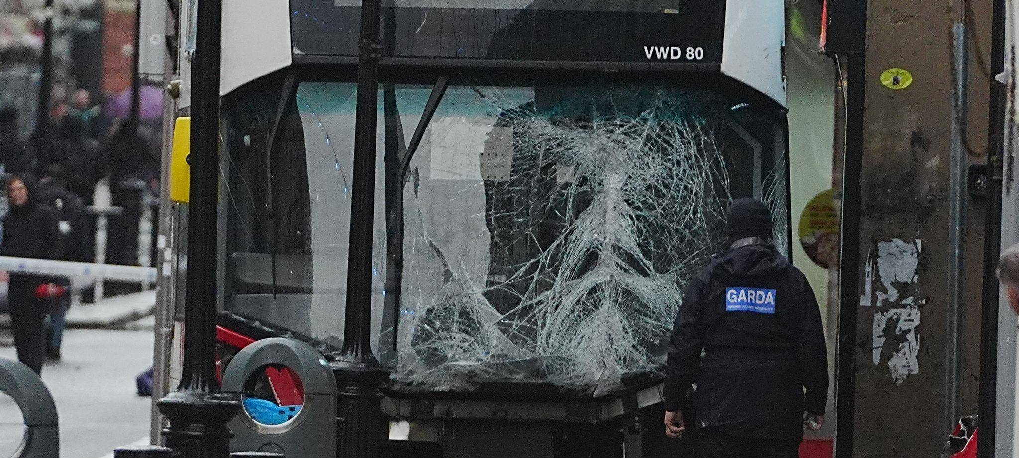 Busunglück in Dublin