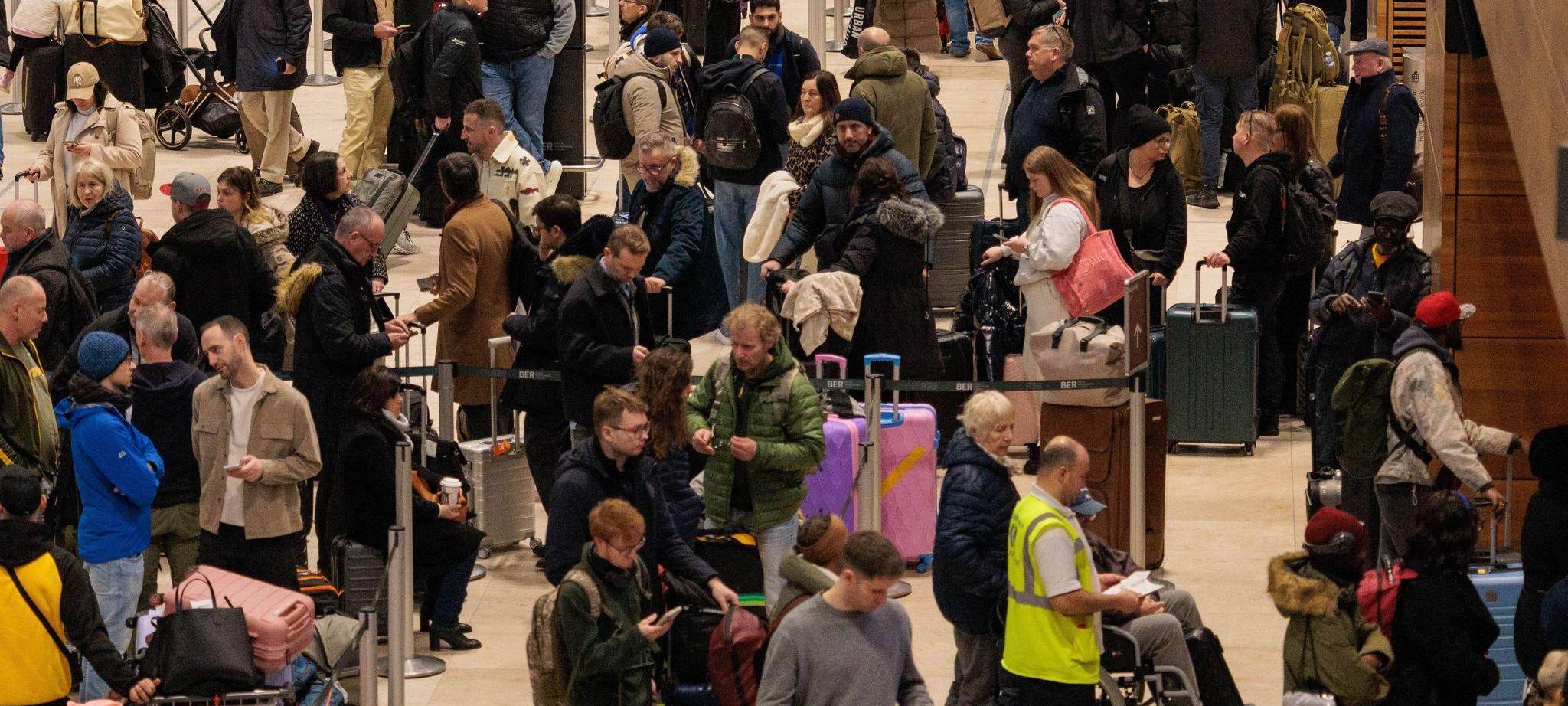 Winterwetter - Flughafen Berlin/Brandenburg