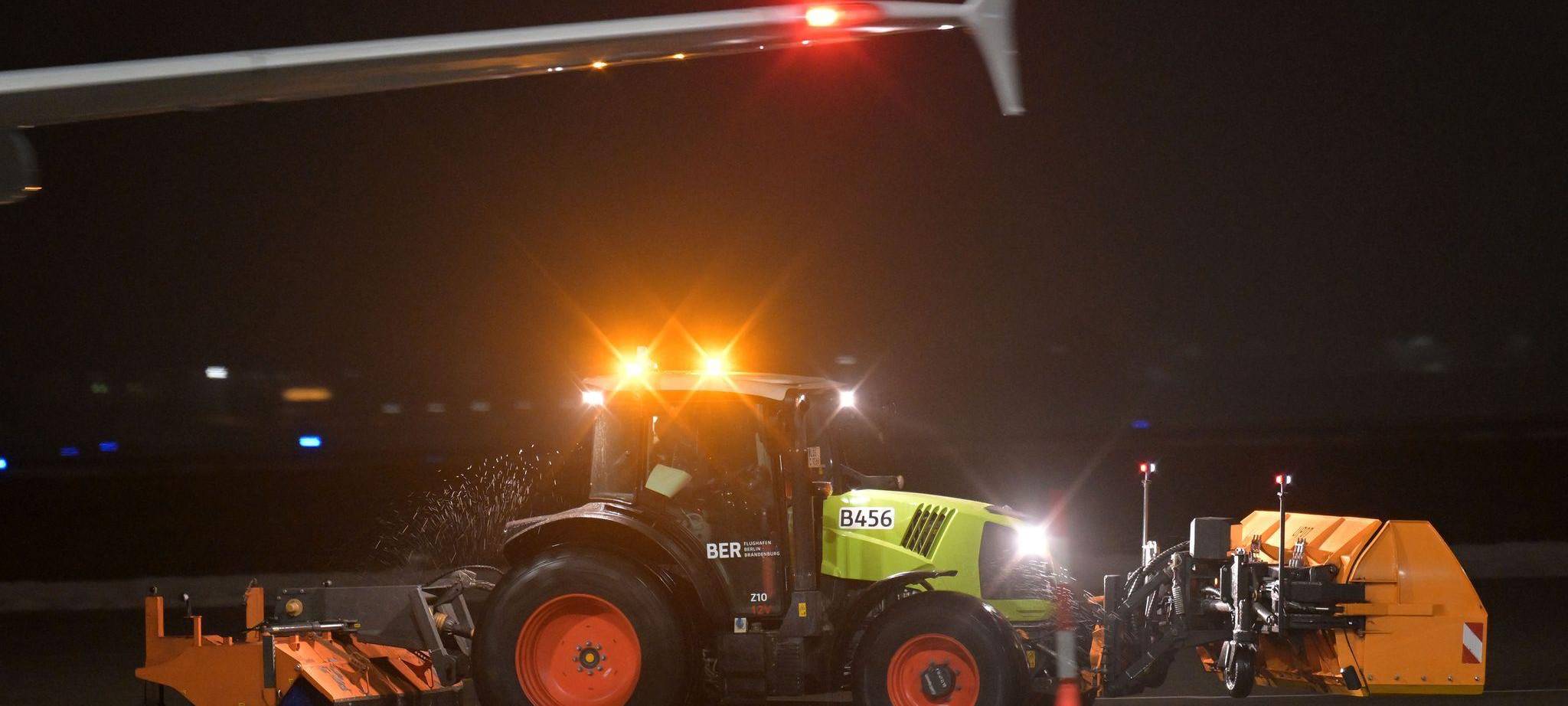Winterwetter - Flughafen Berlin/Brandenburg