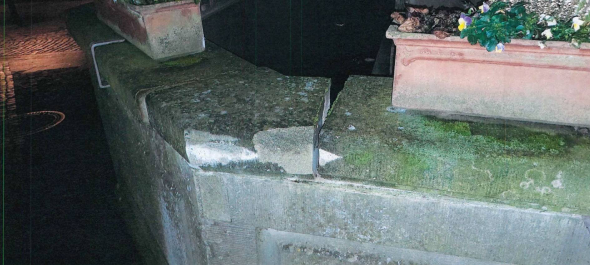 Maximilianbrunnen in Alt-Ansberg beschädigt