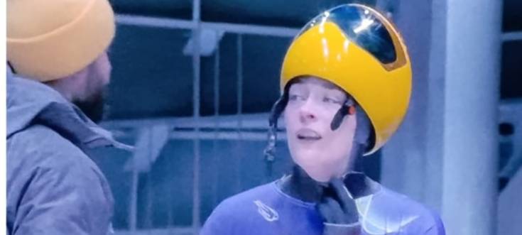 Hannah Neise in Cortina im Ziel