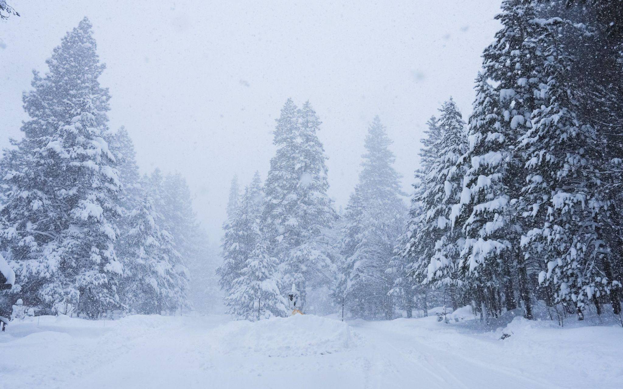 Schnee in Kalifornien