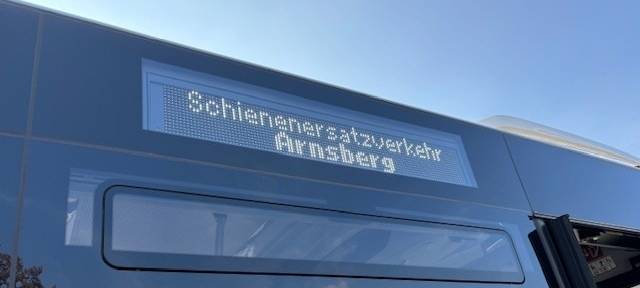 Zum Nachhören: Schienenersatzverkehr im HSK