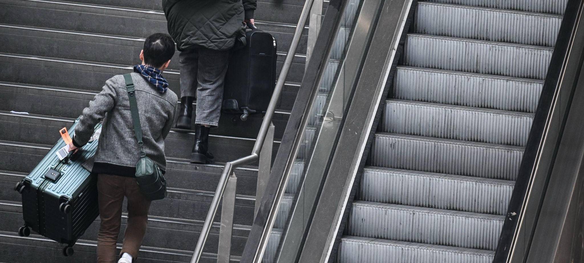 Rolltreppen am Hauptbahnhof