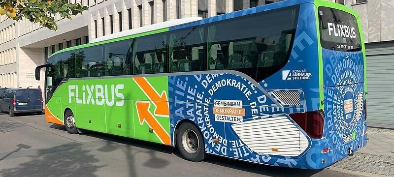 Demokratiebus in Arnsberg unterwegs