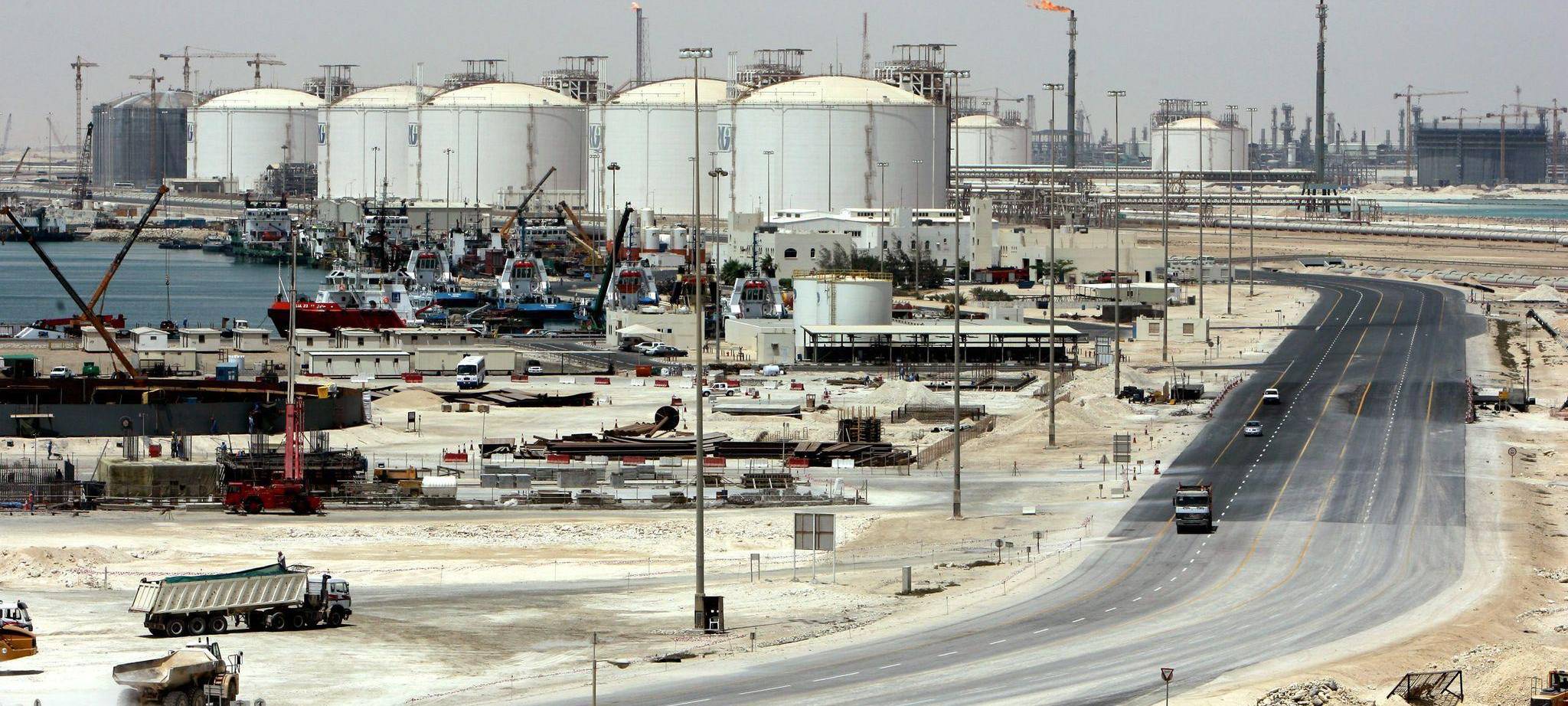 Katar - Gasanlagen von Ras Laffan