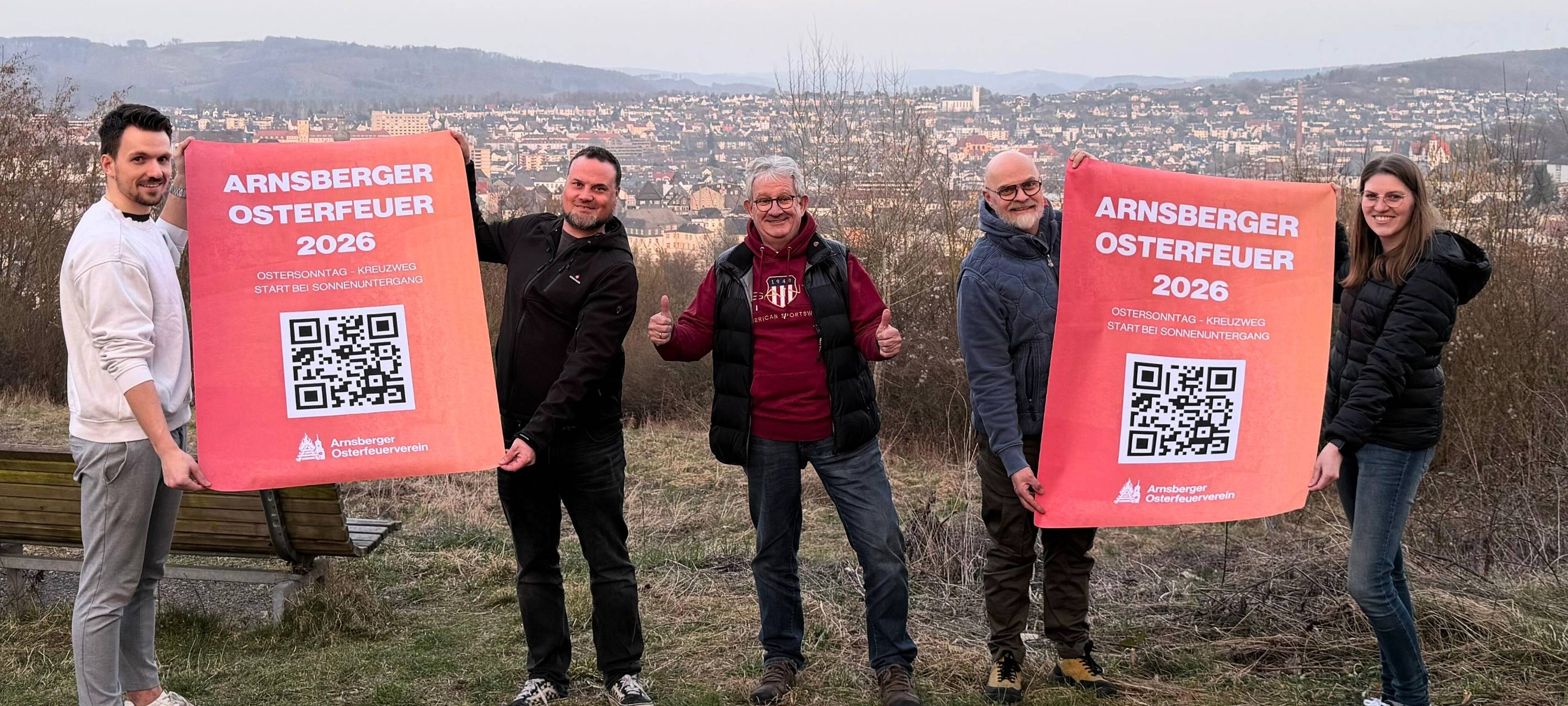 Osterfeuer in Alt-Arnsberg: Livestream mit Moderator