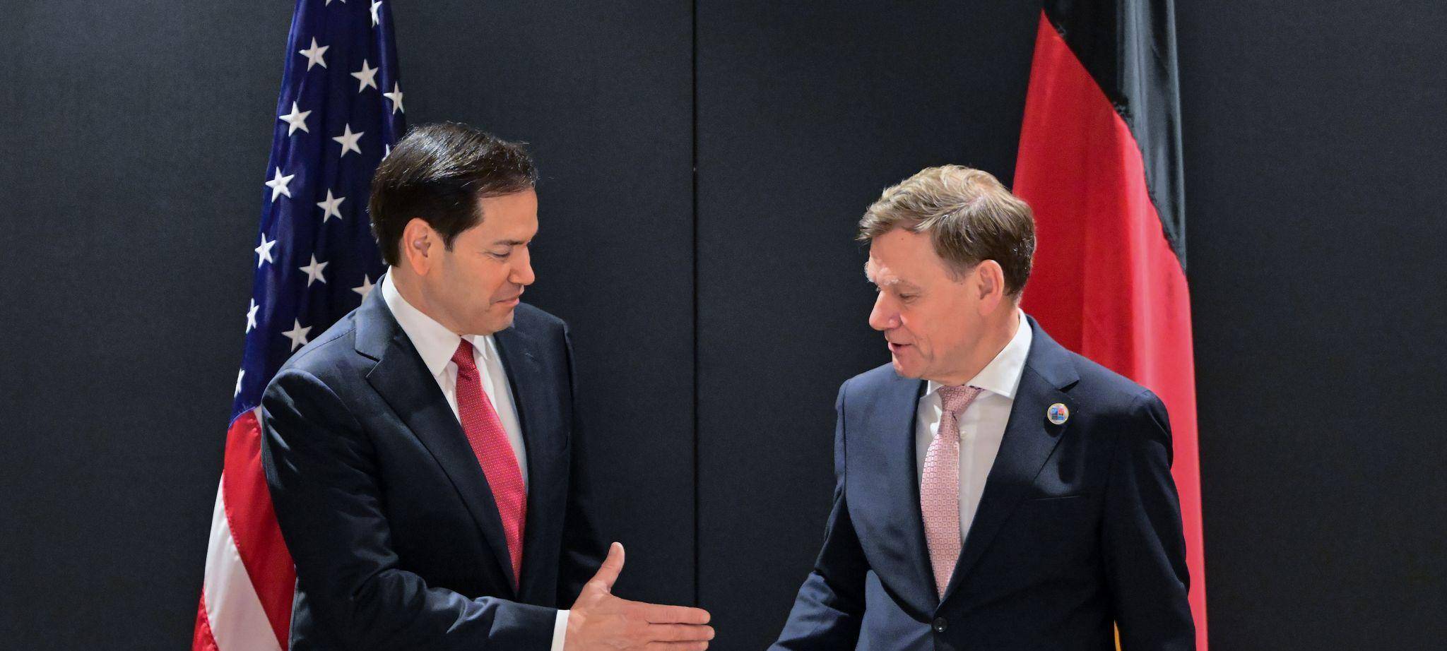 Marco Rubio und Johann Wadephul