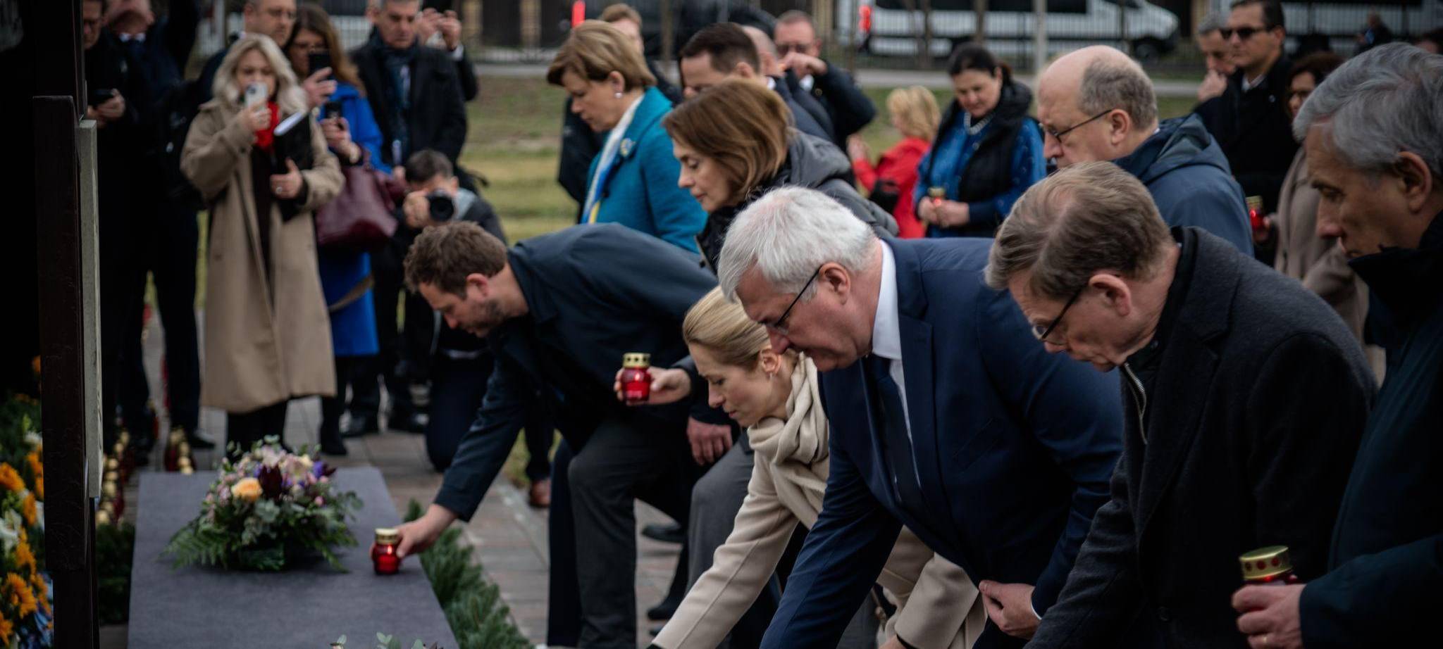 Ukraine-Krieg - Jahrestag der Befreiung von Butscha