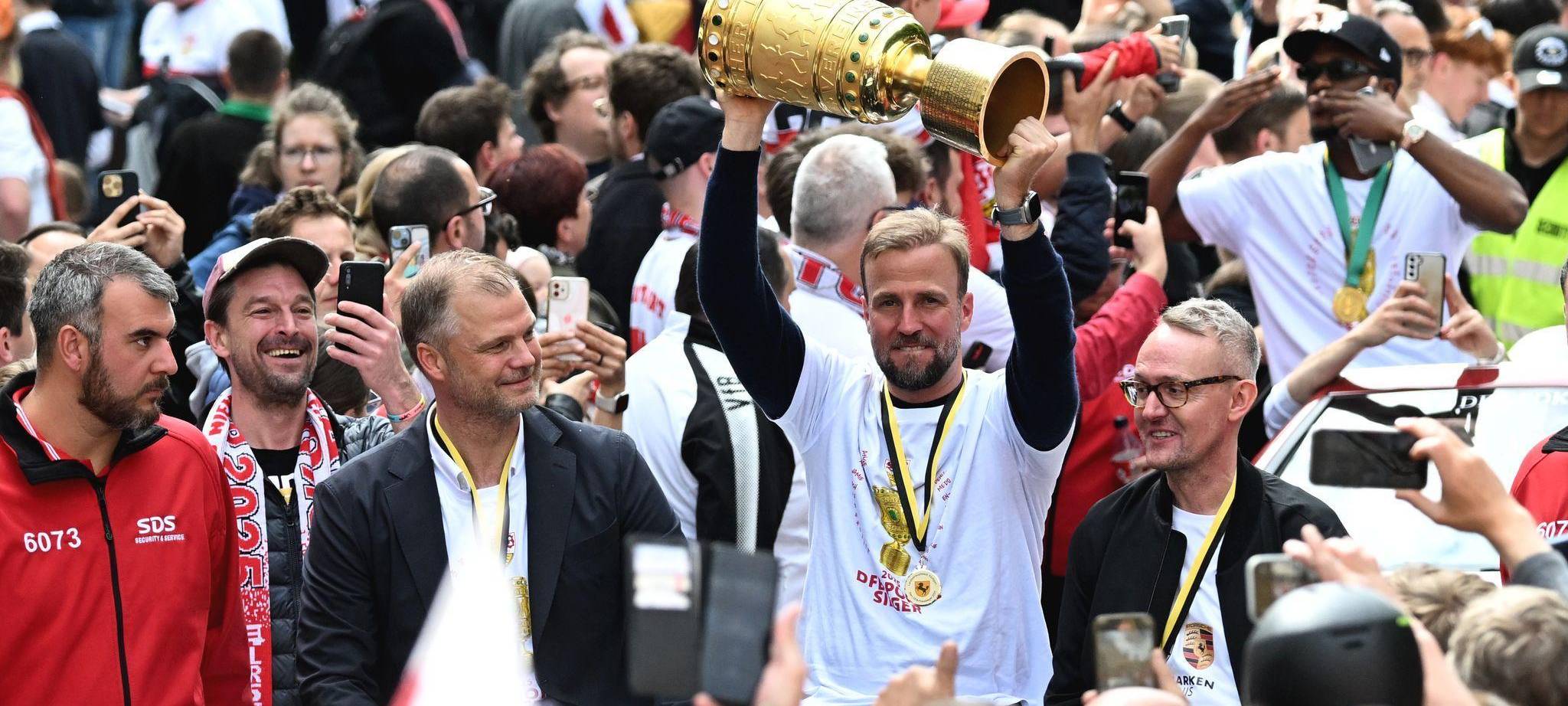 Nach dem DFB-Pokal Finale - VfB Stuttgart