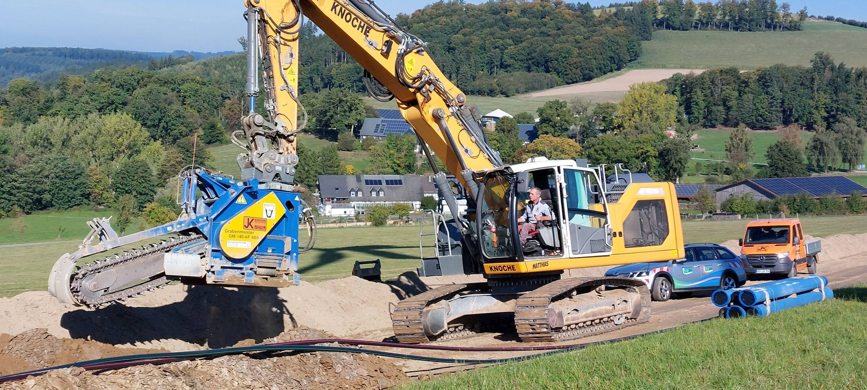 Neue Trinkwasserleitung in Meschede