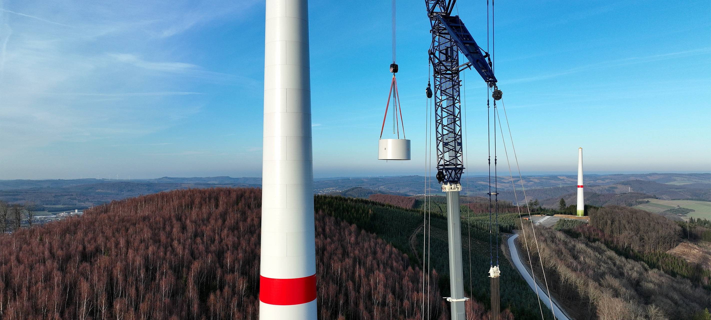Sundern: Besichtigung des Windparks auf der Waldeshöhe