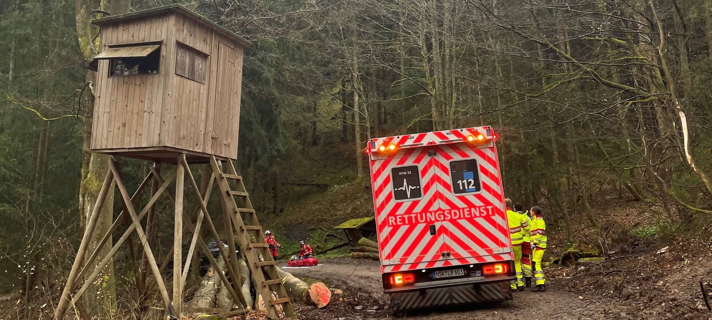 Forstarbeiter bei Brilon-Wald schwerverletzt