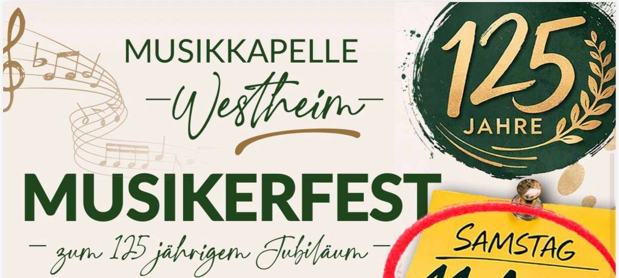Jubiläumsfest der Musikkapelle in Marsberg-Westheim
