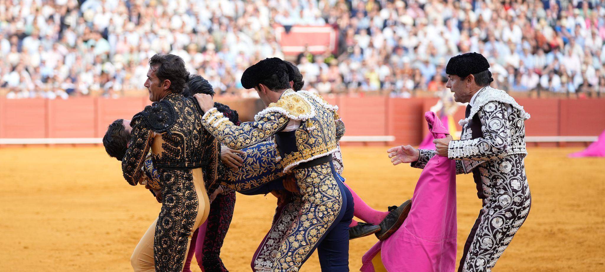 Stierkampf in der Maestranza in Sevilla