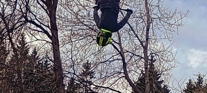 Sprung beim Air-Bag Workshop in Winterberg