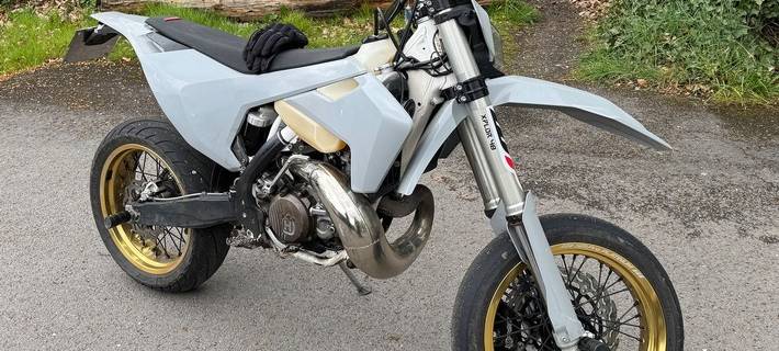 Technisch manipuliertes Motorrad