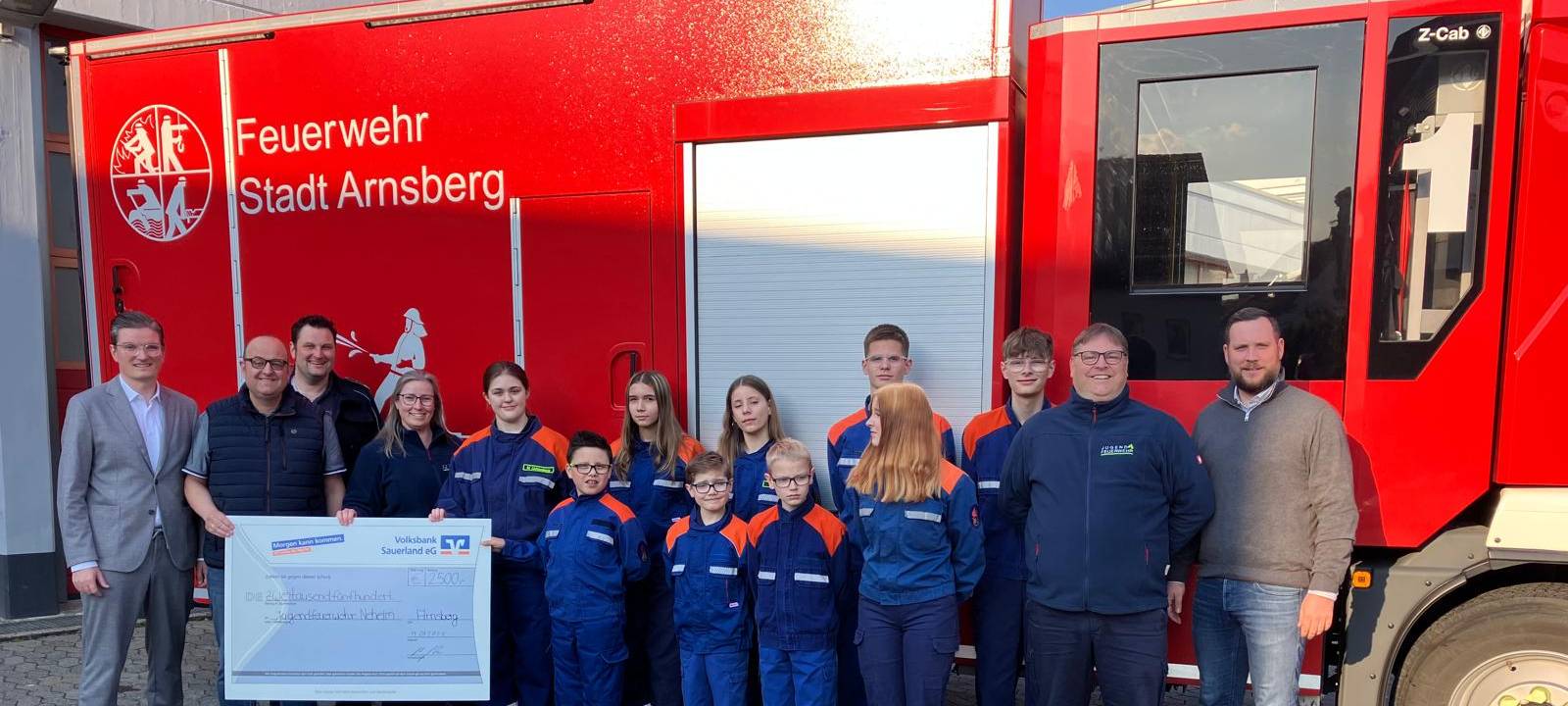 Neheimer Schützen unterstützen Jugendfeuerwehr