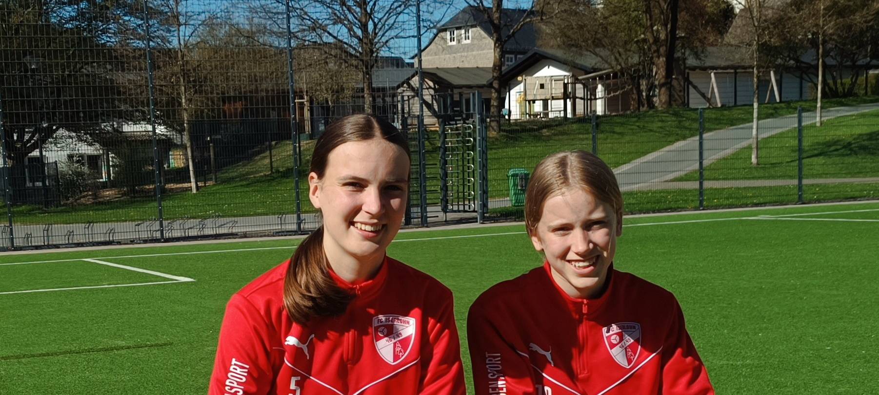 Fleckenberger Fussballschwestern Lina und Zoe