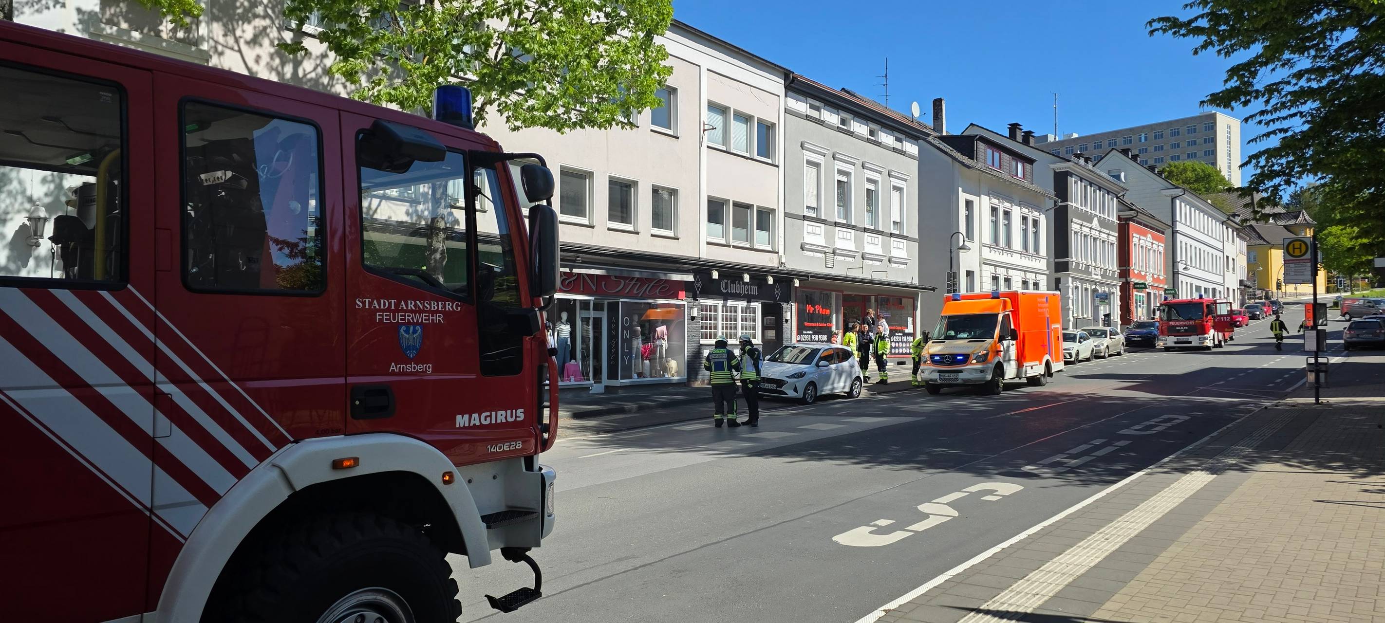 Feuerwehreinsatz in Arnsberger Kosmetikstudio