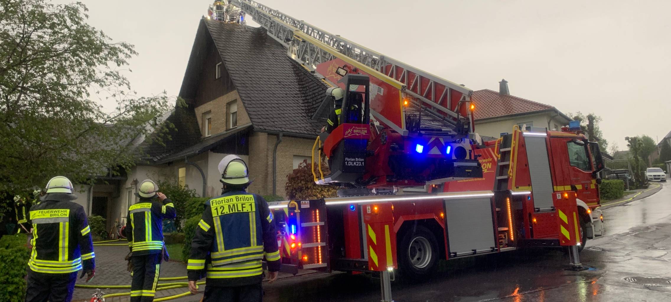 Brilon: Brand im Mehrfamilienhaus