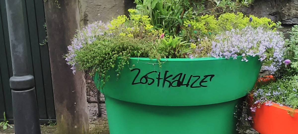 Schmierereien in der Briloner Innenstadt