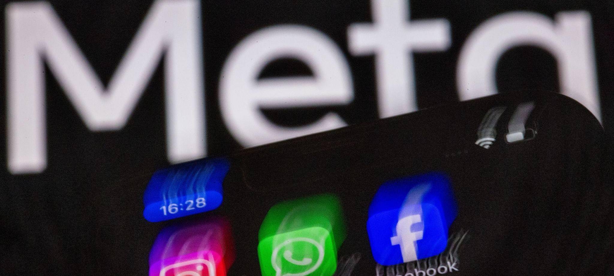 Die Meta-Apps Instagram, Facebook und WhatsApp