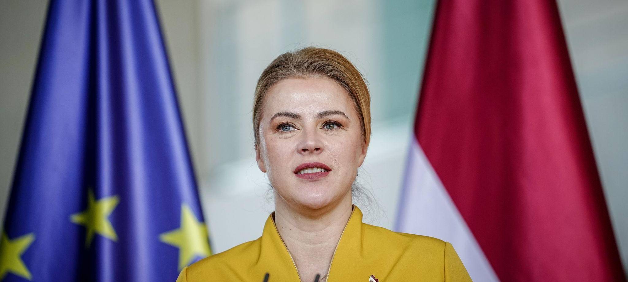 Lettlands Ministerpräsidentin Evika Silina