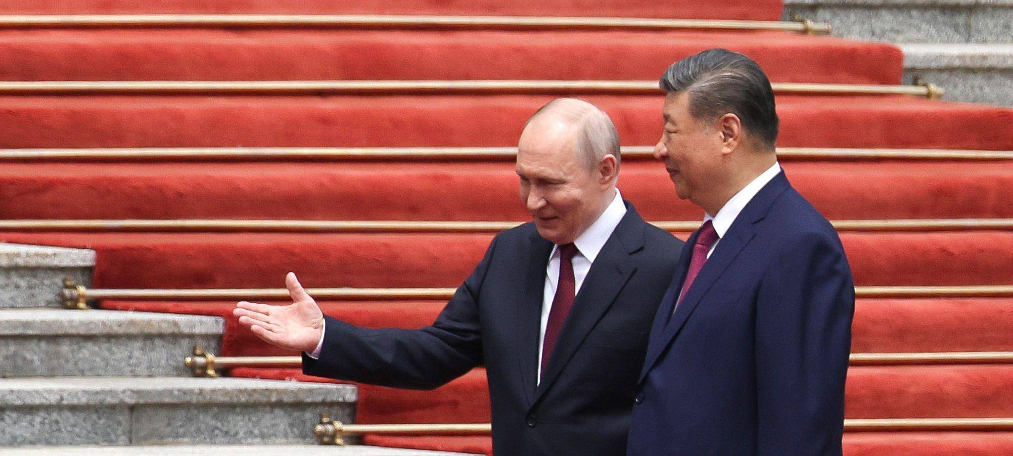 Russlands Präsident Putin in Peking