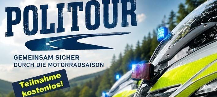 Motorradtour mit der Polizei
