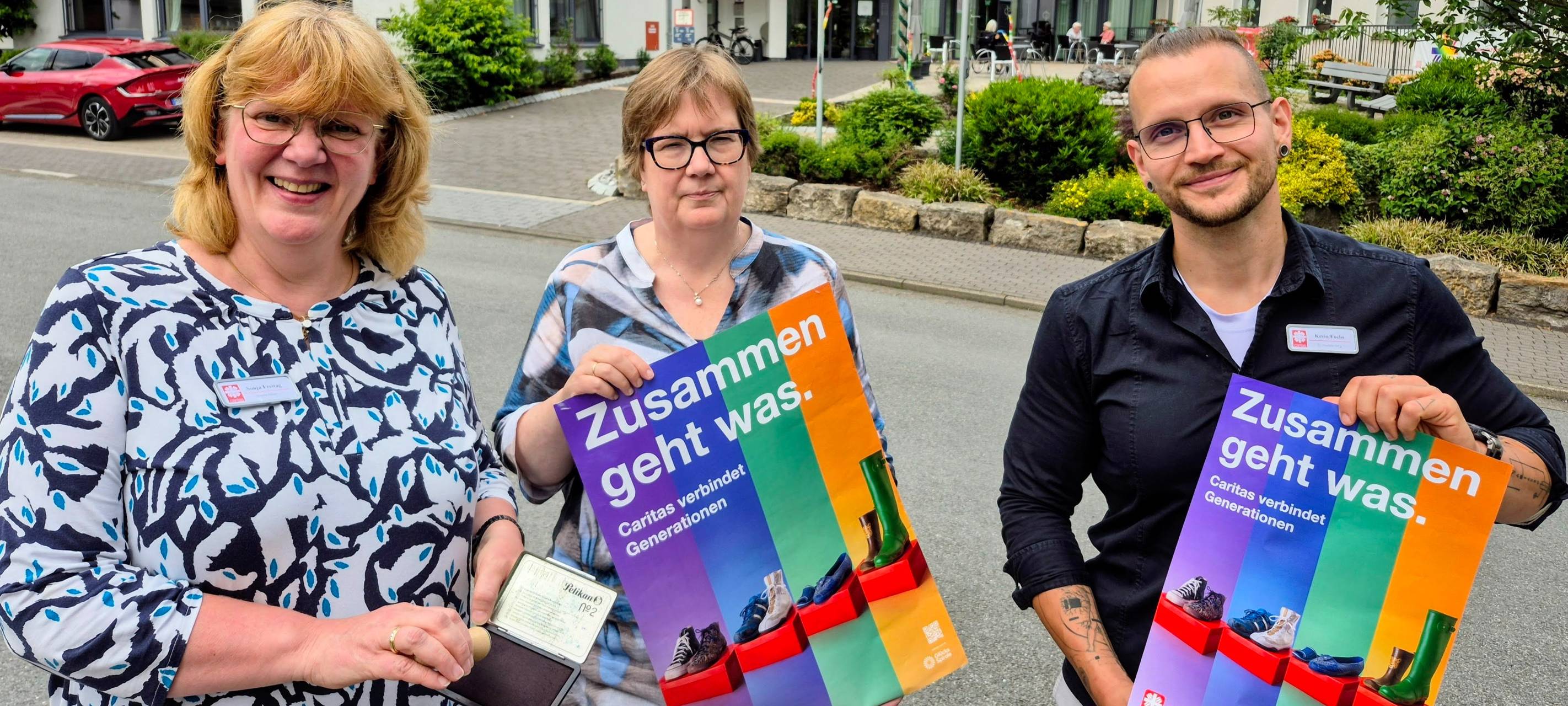 Caritas Brilon hat eine Pilgerstation eingerichtet