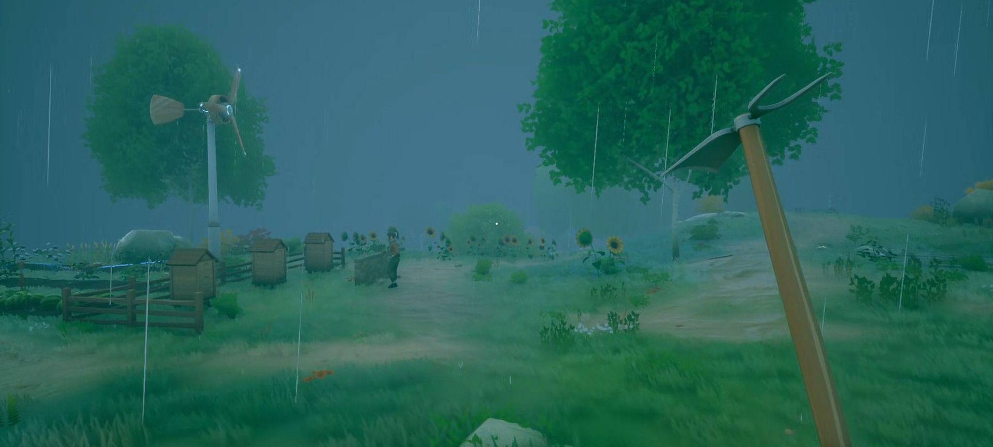 Screenshot aus dem Spiel «Solarpunk»
